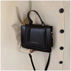 Brown PU Leather Crossbody Bag Women Arrival Casual Shoulder Handbags