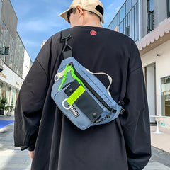 Functional Crossbody Chest Bag Unisex Sport Waist Shoulder Bag