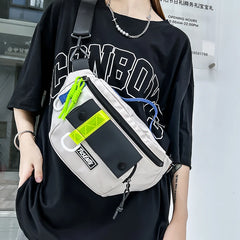 Functional Crossbody Chest Bag Unisex Sport Waist Shoulder Bag