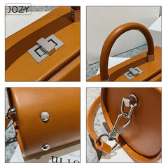 Vintage Leather Crossbody Bag for Women Lady Handbag