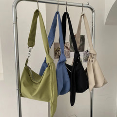 Nylon Crossbody Bag Women Handbag Chain Messenger Shoulder Bag