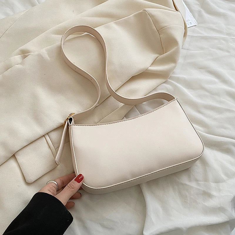 Women's PU Leather Crossbody Shoulder Bag Casual Hobo Satchel
