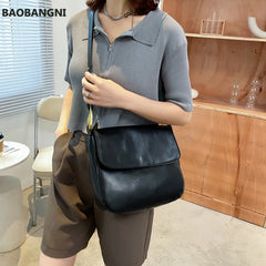 Crossbody Bag for Women PU Leather Soft Shoulder Bag