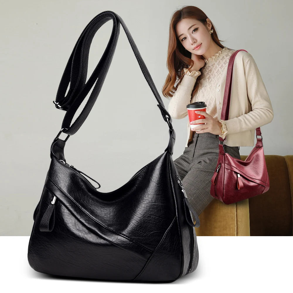 Crossbody Bags Handbag Large Capacity Women Handbag High Leather Handbags
