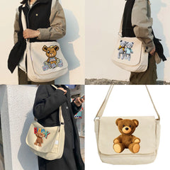 Large Capacity Bear Series Crossbody Bag for Women