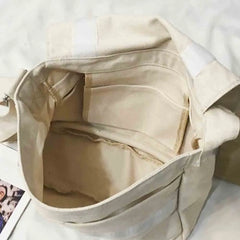 Flower Pattern Crossbody Bag Large Capacity Shoulder Handbag