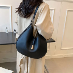Winter Leather Crossbody Saddle Bag Handbags