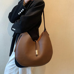Winter Leather Crossbody Saddle Bag Handbags