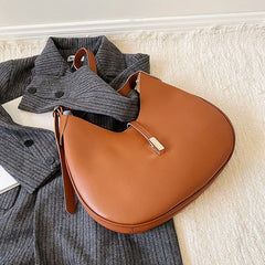 Winter Leather Crossbody Saddle Bag Handbags