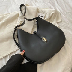 Winter Leather Crossbody Saddle Bag Handbags
