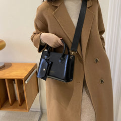Women's Leather Crossbody Shoulder Bag Small Handbag Purse Tote