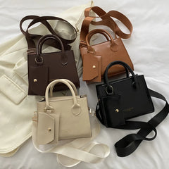 Women's Leather Crossbody Shoulder Bag Small Handbag Purse Tote