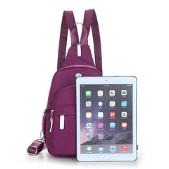 Nylon Chest Pack Crossbody Bag for Women