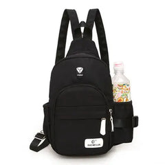 Nylon Chest Pack Crossbody Bag for Women