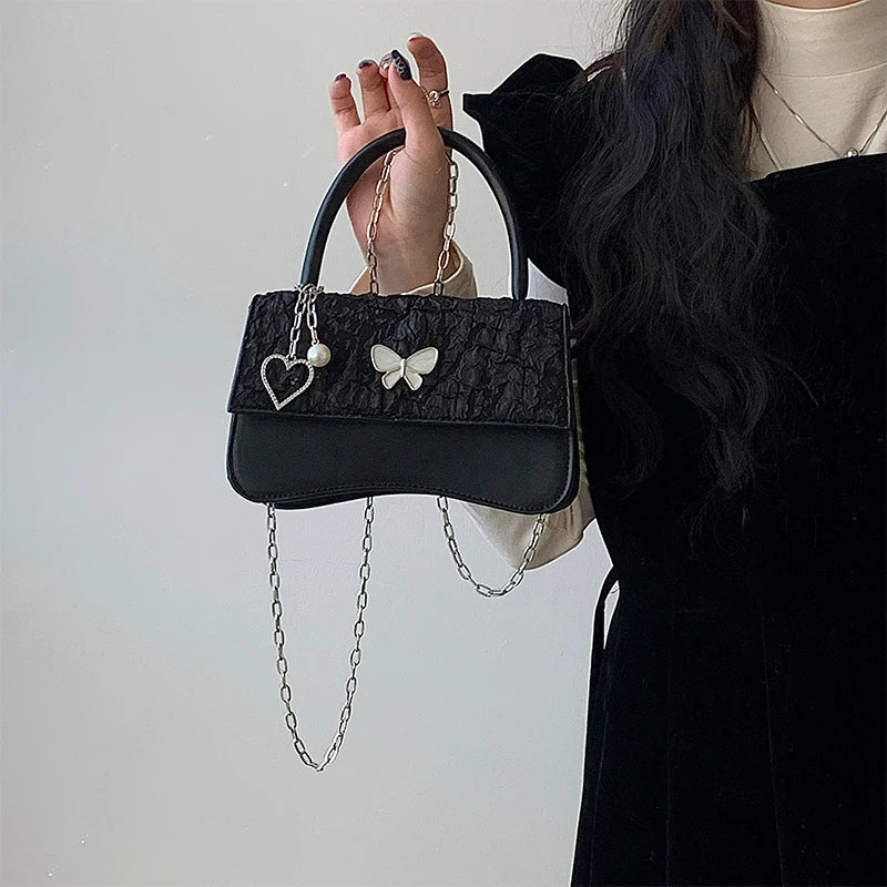 Crossbody Bags for Women Girls Clutch Purse Handbags Vintage Chain
