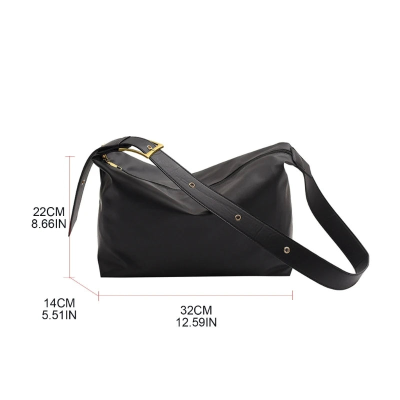 Women's Winter Crossbody Bag PU Leather Shoulder Handbag