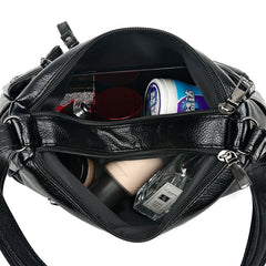 Large Capacity Crossbody Bag Soft Shoulder Travel Handbag Vintage Sac