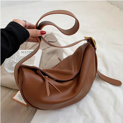 Large Capacity Crossbody Bag for Women Soft Shoulder Bag Casual Travel Hobos Bag