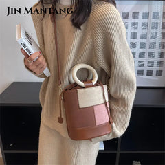 Women's Large Capacity Crossbody Bag Soft Shoulder Travel Hobos Vintage Sac