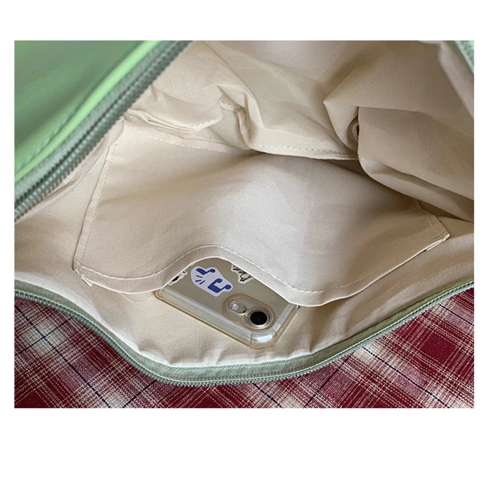 Large Capacity Crossbody Bag for Women Solid Soft Shoulder Hobos Bag
