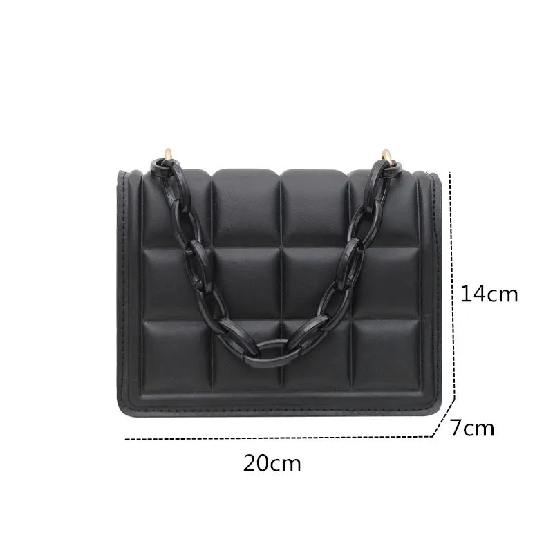 Mini Crossbody Bag for Women Small Shoulder Messenger PU Leather Handbag