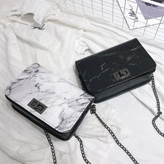 Crossbody Bag for Women Marble Pattern Shoulder Bag