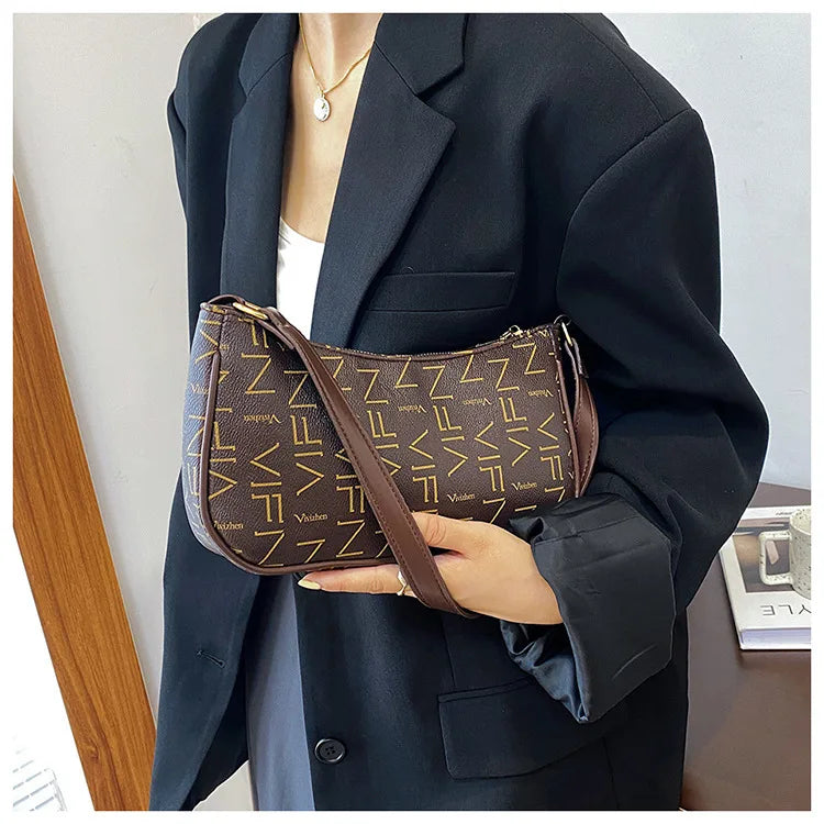 Fashionable Crossbody Chain Bag PU Lady Shoulder Bag B062