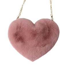 Rex Rabbit Fur Love Bag Chain Bag Shoulder Cross-chain Female Bag