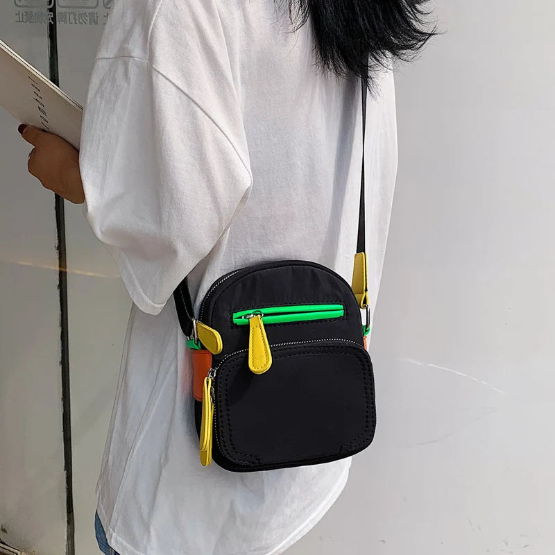 Small Crossbody Bag for Women Messenger Handbag Purse Streetwear
