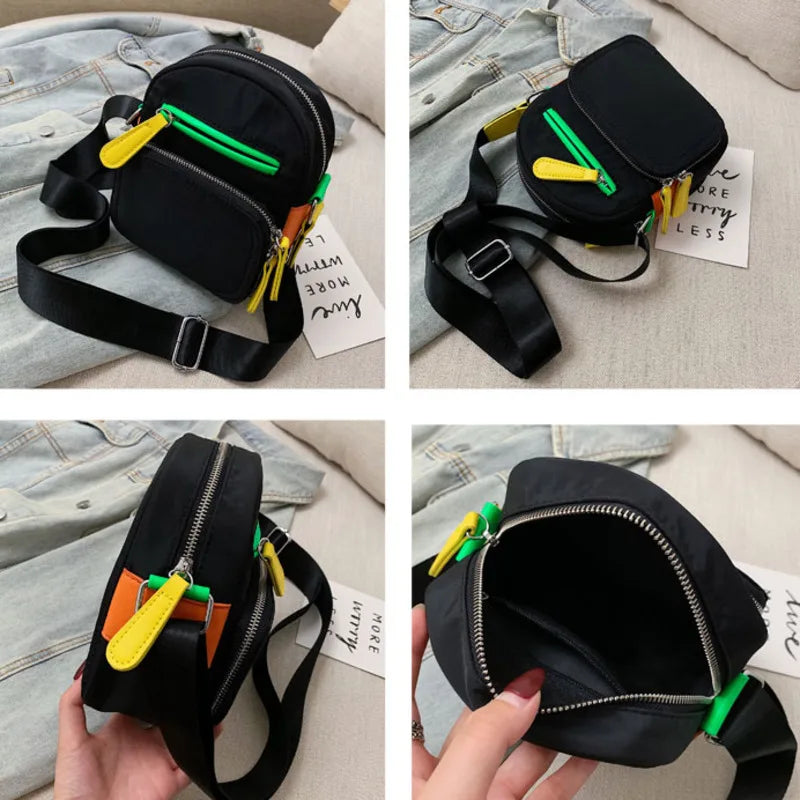 Small Crossbody Bag for Women Messenger Handbag Purse Streetwear