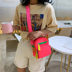 Small Crossbody Bag for Women Messenger Handbag Purse Streetwear