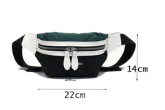 Women's Crossbody Waist Bag Letter Bum Pack Chest Belt