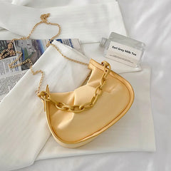 Women Crossbody Bag Pleated Square Handbag Soft PU Leather Shoulder Bag