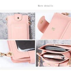 Crossbody Mobile Phone Cover Women Bag Universal Model Organizer Cell Pocket