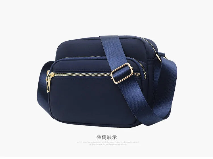 Small Nylon Crossbody Shoulder Bag Spring Style Waterproof Women Messenger Bag