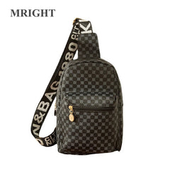 Women's Retrol Printed Crossbody Sling Bag Waist Small Belt Bags Domil105