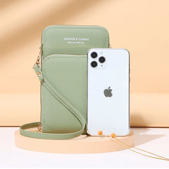 Women's Crossbody Wallet Shoulder Bag Long Purse Cell Phone Pocket