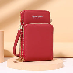 Women's Crossbody Wallet Shoulder Bag Long Purse Cell Phone Pocket