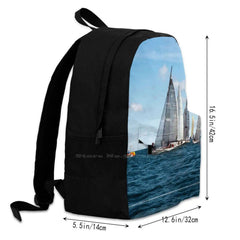 Sailing Regatta R Boats Backpack - Men Women Teenagers Girls Bags