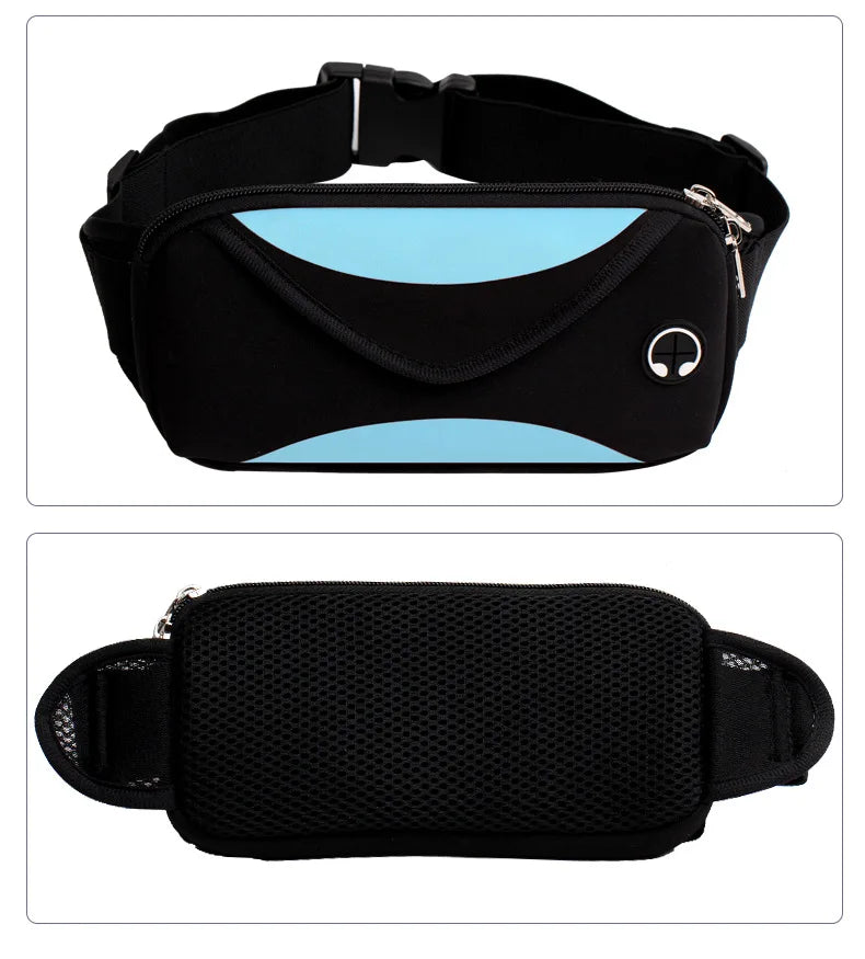 Crossten Printed Waist Bag for Women Men Travelling Belt Fanny Waistbag