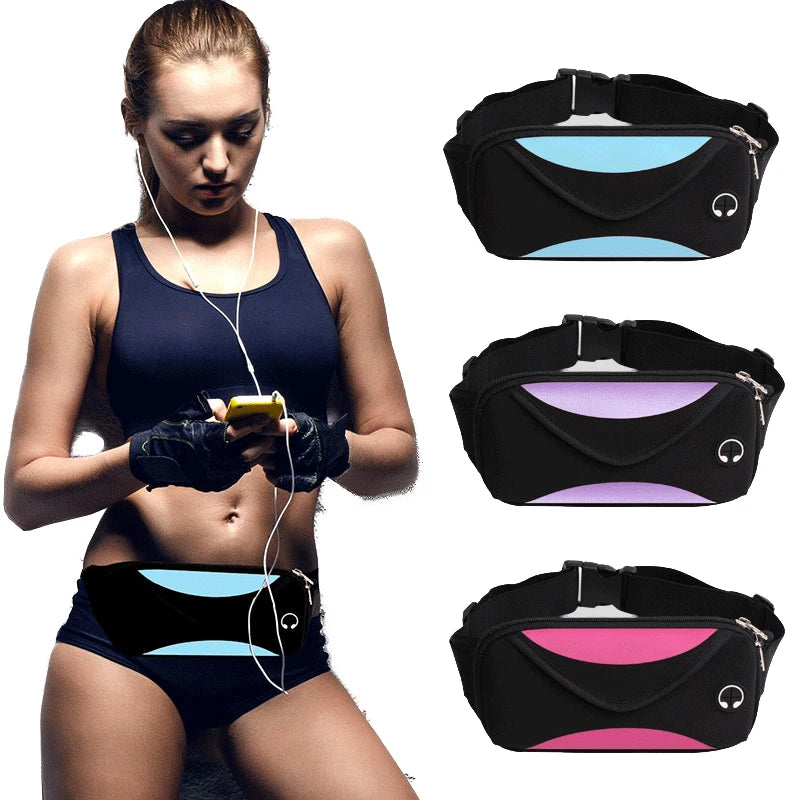 Crossten Printed Waist Bag for Women Men Travelling Belt Fanny Waistbag