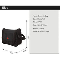 Crossten Hanging Travel Toiletry Bag Men Women Makeup Organizer