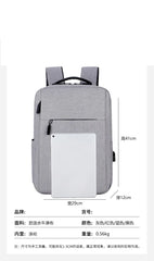 Waterproof USB School Travel Backpack 4 Colors Pattern Bag