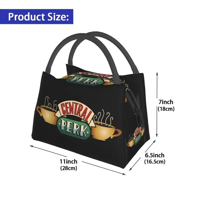 Central Perk Lunch Bags Cooler for Work Travel
