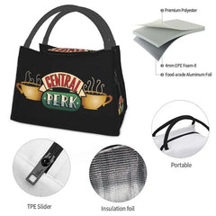Central Perk Lunch Bags Cooler for Work Travel