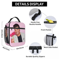 Chayanne Latin Pop Singer Lunch Bag Thermal Insulated Lunch Boxes