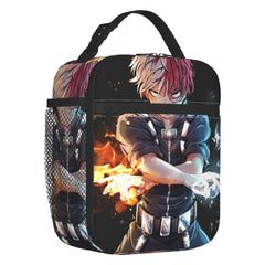 Todoroki BNHA Anime Lunch Bag Thermal Insulated Lunch Boxes for School