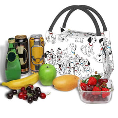 Dalmatians Dog Lunch Bag Insulated Lunch Boxes for Office Travel