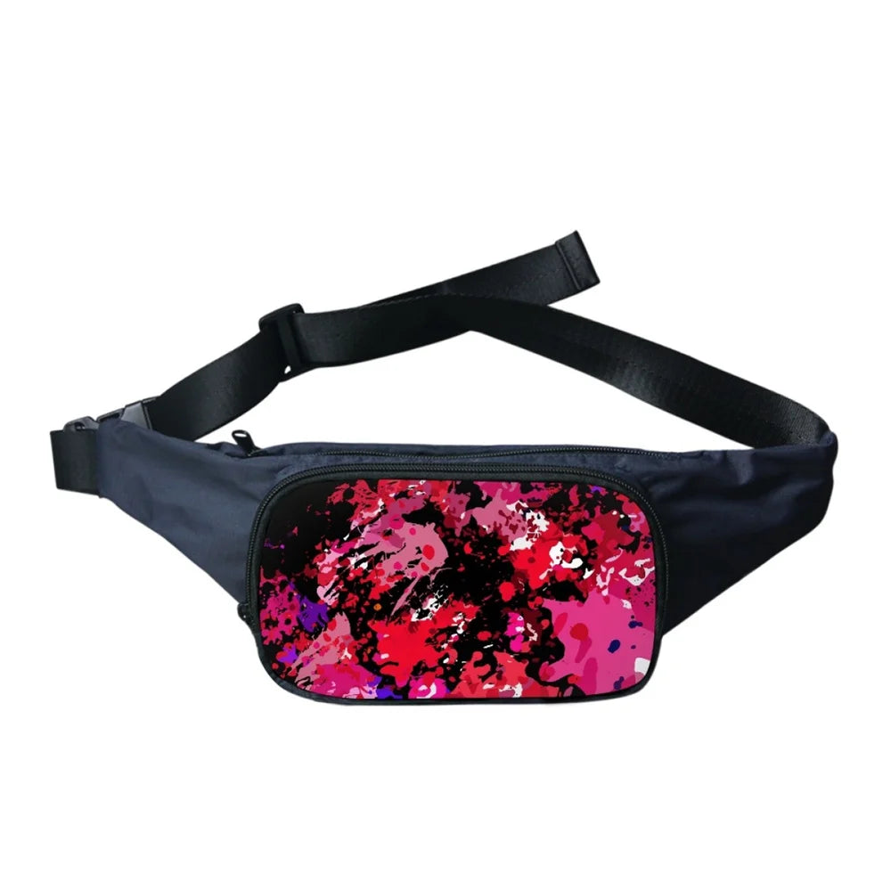 Handprint Art Thigh Harness Fanny Pack for Women
