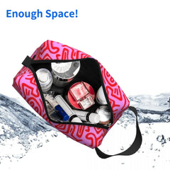 Keith Haring Doodles Travel Cosmetic Bag Women Makeup Toiletry Organizer